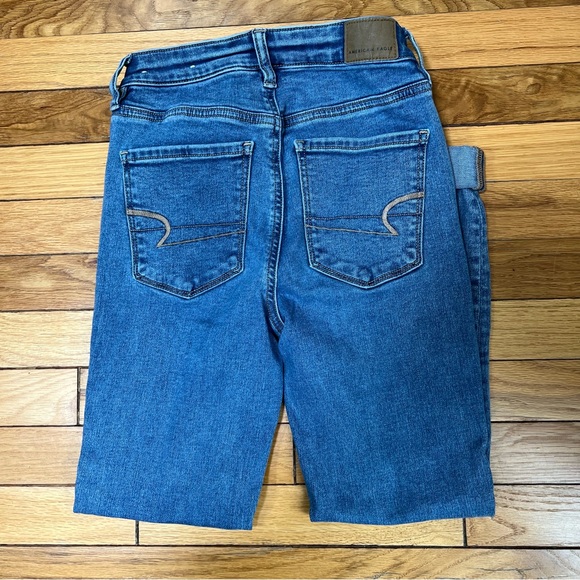 American Eagle next level stretch super hi rise jegging jeans 2 regular - Picture 5 of 9